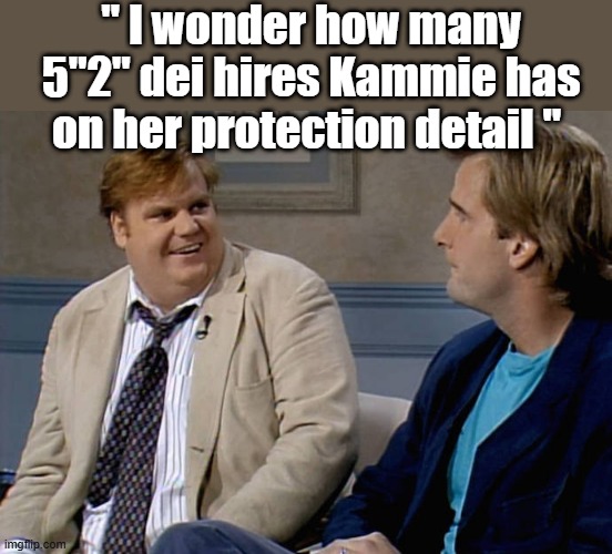 Correction 5' 2 " | " I wonder how many 5"2" dei hires Kammie has on her protection detail " | image tagged in remember that time | made w/ Imgflip meme maker