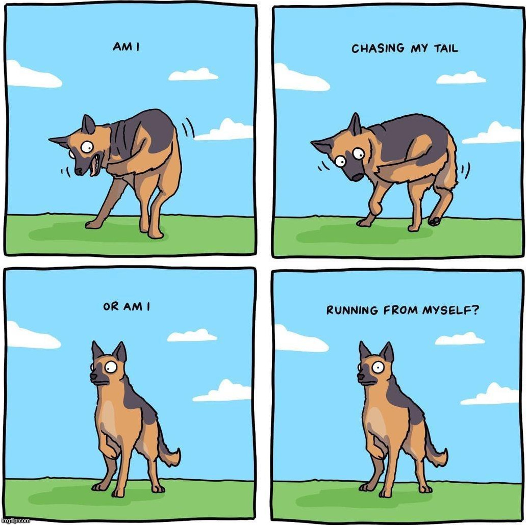 Deep dog | image tagged in comics/cartoons | made w/ Imgflip meme maker