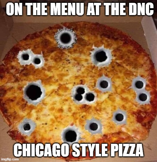 Chicago style pizza Blank Meme Template