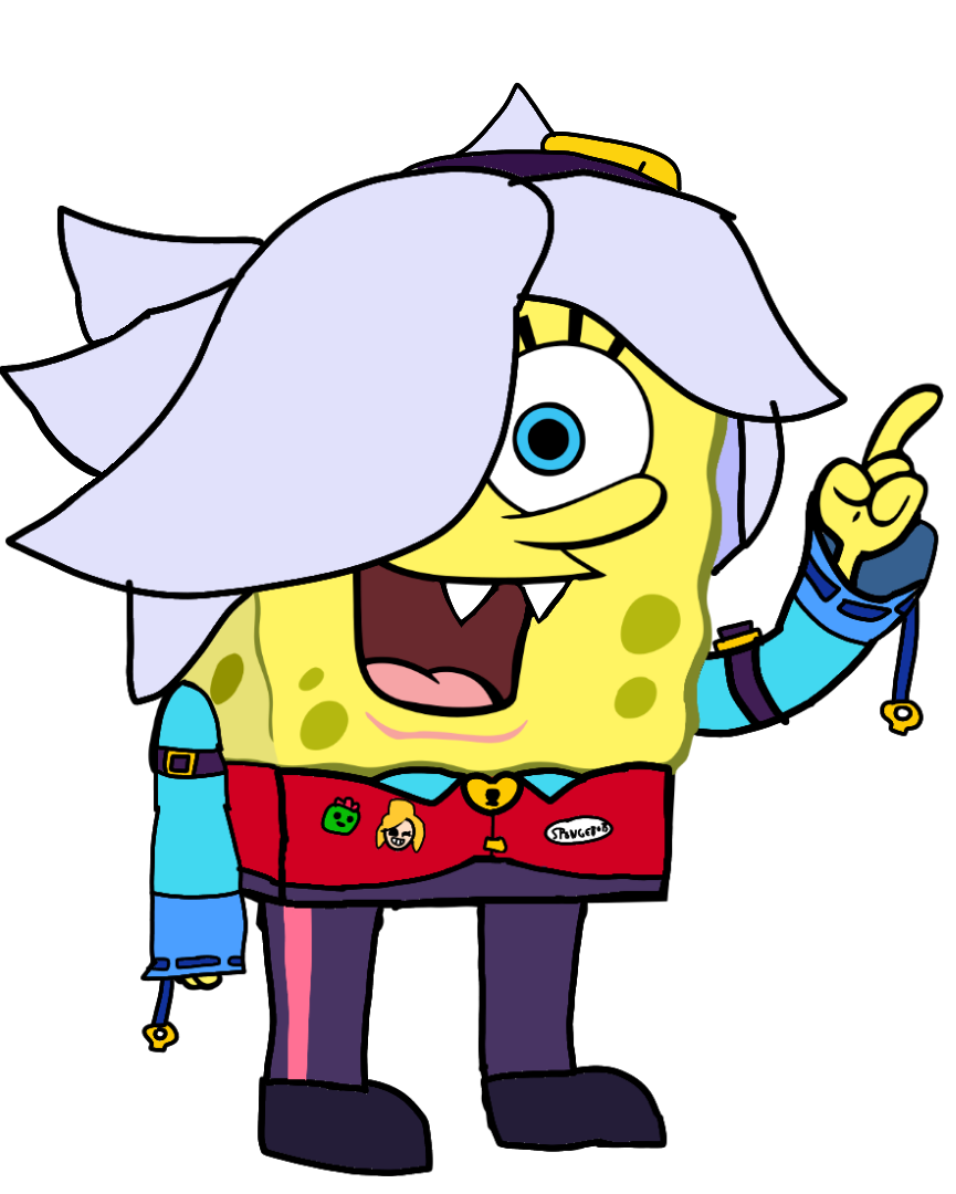 Spongebob as Colette Blank Meme Template