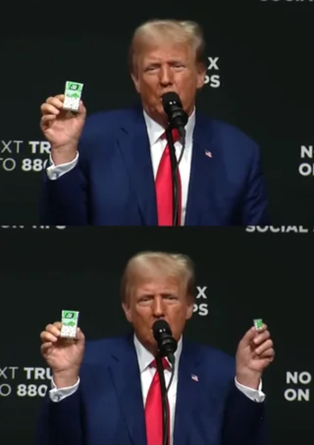 Trump Tiktak Blank Meme Template