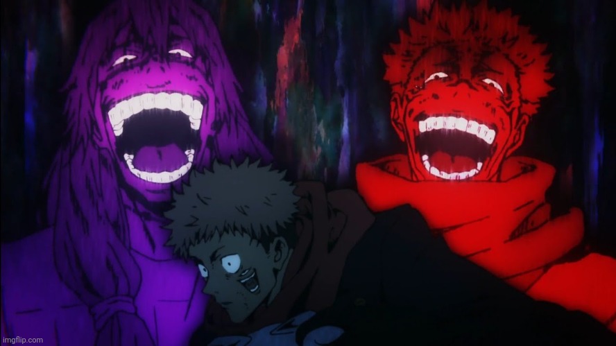 me n who laughing at who | image tagged in mahito and sukuna laugh | made w/ Imgflip meme maker