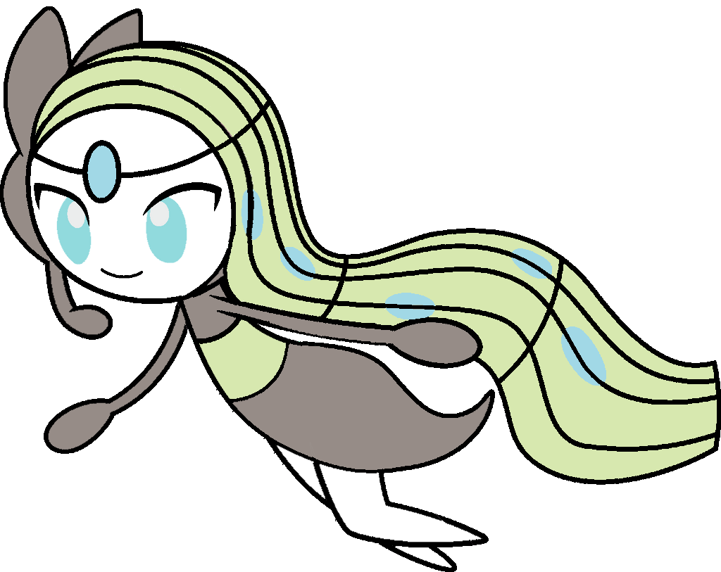 High Quality Meloetta 31 (Aria Form) Blank Meme Template