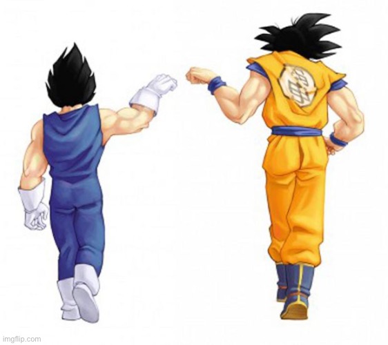 goku and vegeta | image tagged in goku and vegeta | made w/ Imgflip meme maker