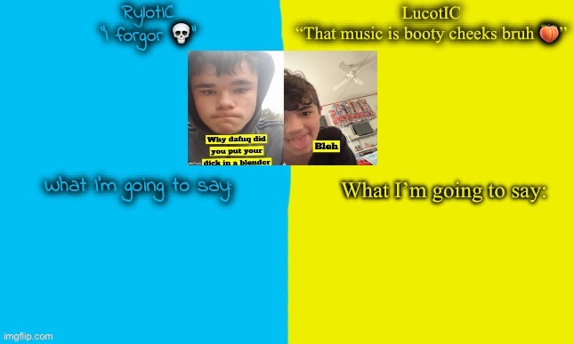 Emosnake and Luco shared announcement temp | image tagged in emosnake and luco shared announcement temp | made w/ Imgflip meme maker