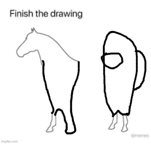 Finish the drawing | image tagged in finish the drawing | made w/ Imgflip meme maker