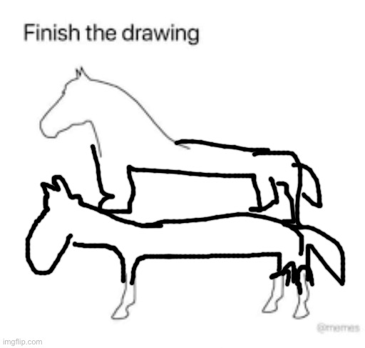 Finish the drawing | image tagged in finish the drawing | made w/ Imgflip meme maker