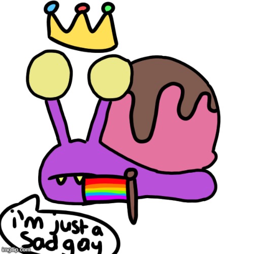 I AM THE SNAIL QUEEN | image tagged in i'm in this photo and i don't like it,crazy cat lady,the queen,snail,well that escalated quickly | made w/ Imgflip meme maker