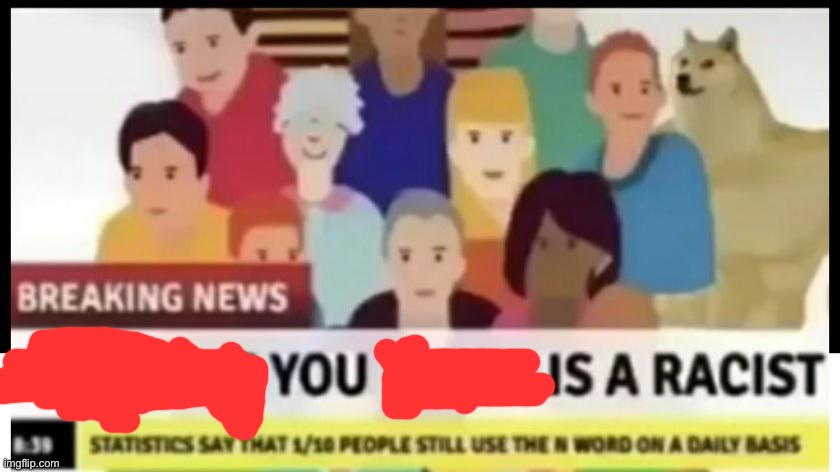 Someone you know is a racist | image tagged in someone you know is a racist | made w/ Imgflip meme maker