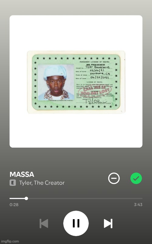 Underrated tyler song | made w/ Imgflip meme maker