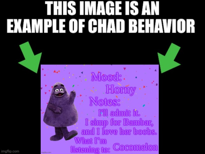 This image is an example of chad behavior dark mode | image tagged in this image is an example of chad behavior dark mode | made w/ Imgflip meme maker
