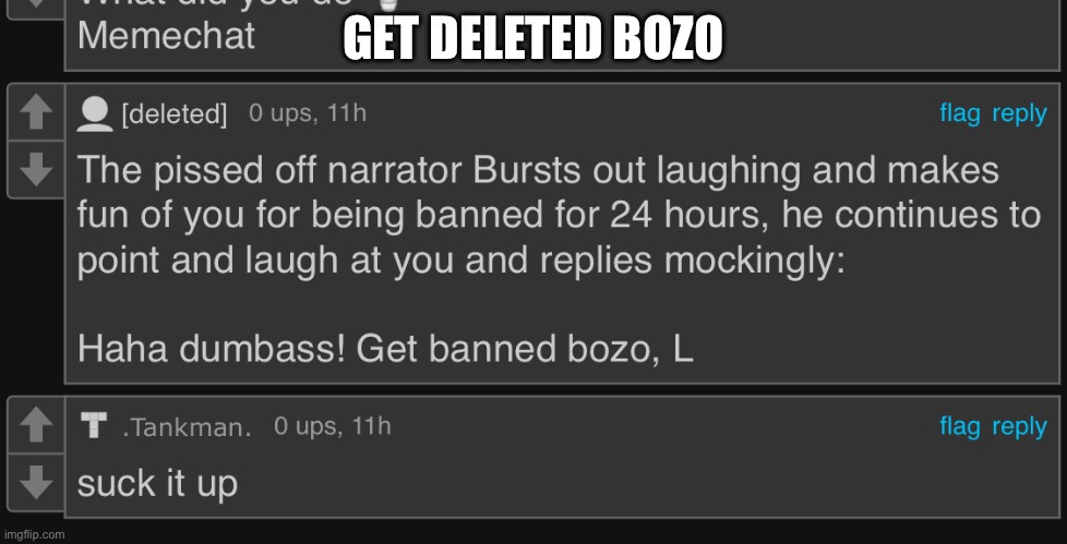 GET DELETED BOZO | made w/ Imgflip meme maker