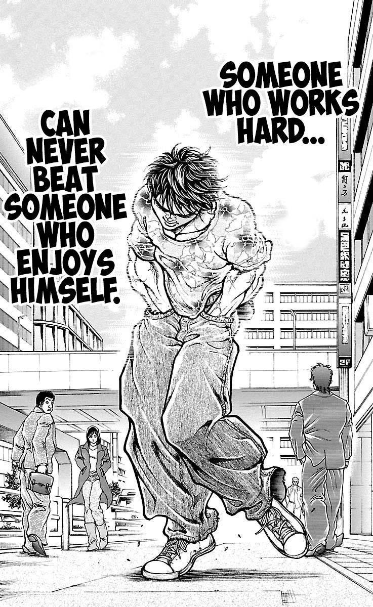 Baki Works Hard Blank Meme Template