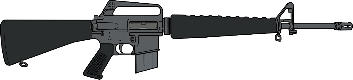 Colt M16A1 (Re-arranged ver.) Blank Meme Template