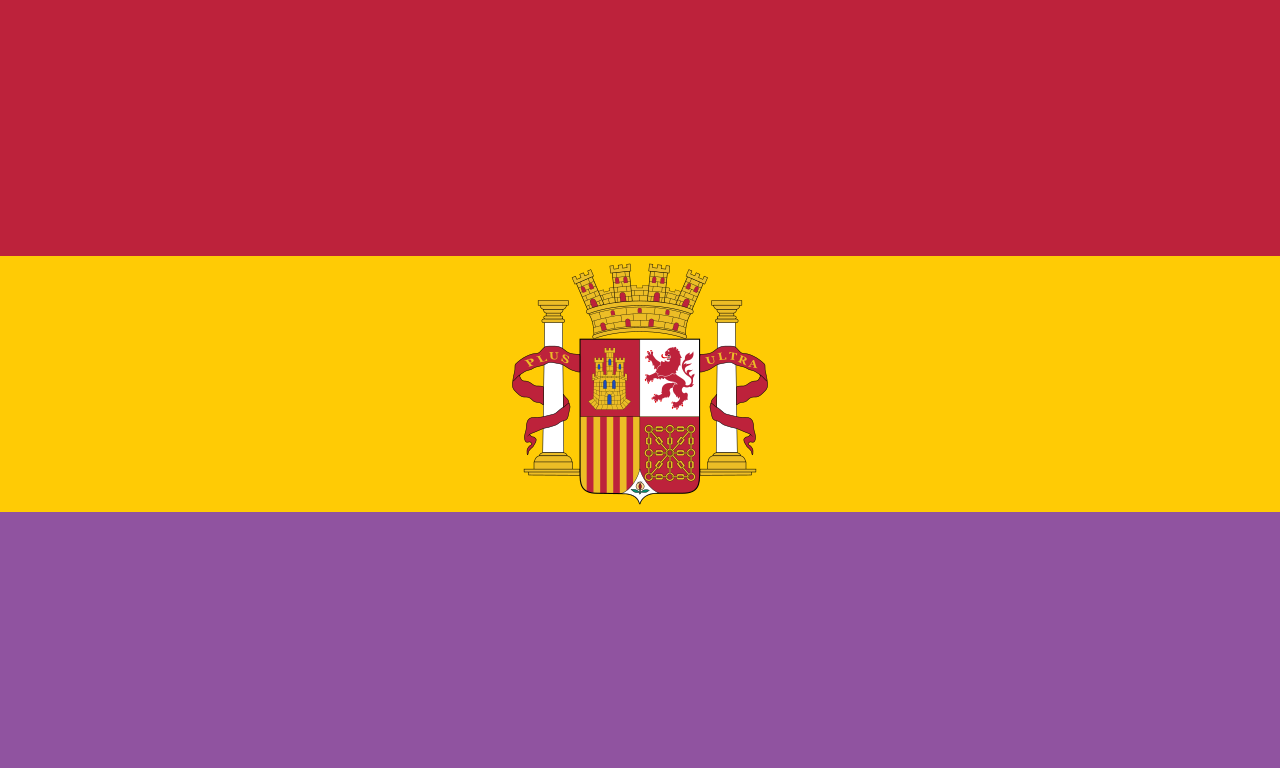 Second Republic of Spain Flag Blank Meme Template