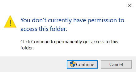 Windows Security Permission Blank Meme Template