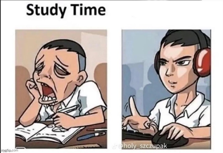 Study time Blank Meme Template