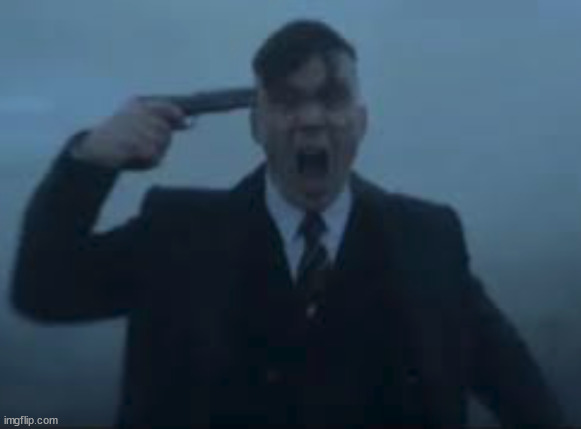 cillian Murphy kms | image tagged in cillian murphy kms | made w/ Imgflip meme maker
