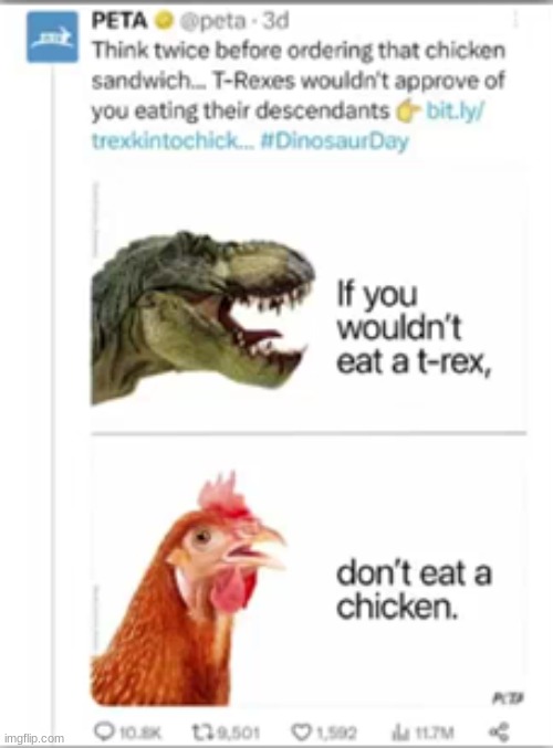 the only thing stopping me from eating a t-rex when given the opportunity is that he probably got the most poison flesh ever bro | made w/ Imgflip meme maker