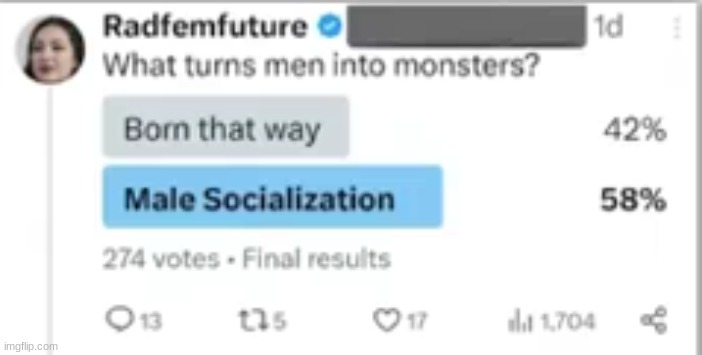 crazy how there is no other option to say, maybe they arent monsters | made w/ Imgflip meme maker
