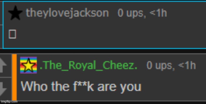 Can somebody explain to me who "theylovejackson" is | made w/ Imgflip meme maker