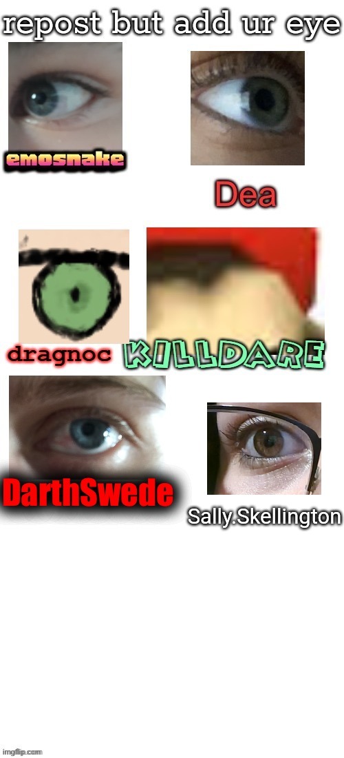 Eyeball | Sally.Skellington | made w/ Imgflip meme maker