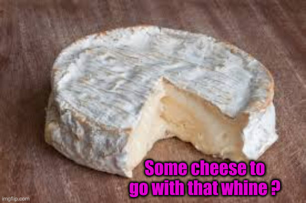 Brie cheese | Some cheese to go with that whine ? | image tagged in brie cheese | made w/ Imgflip meme maker