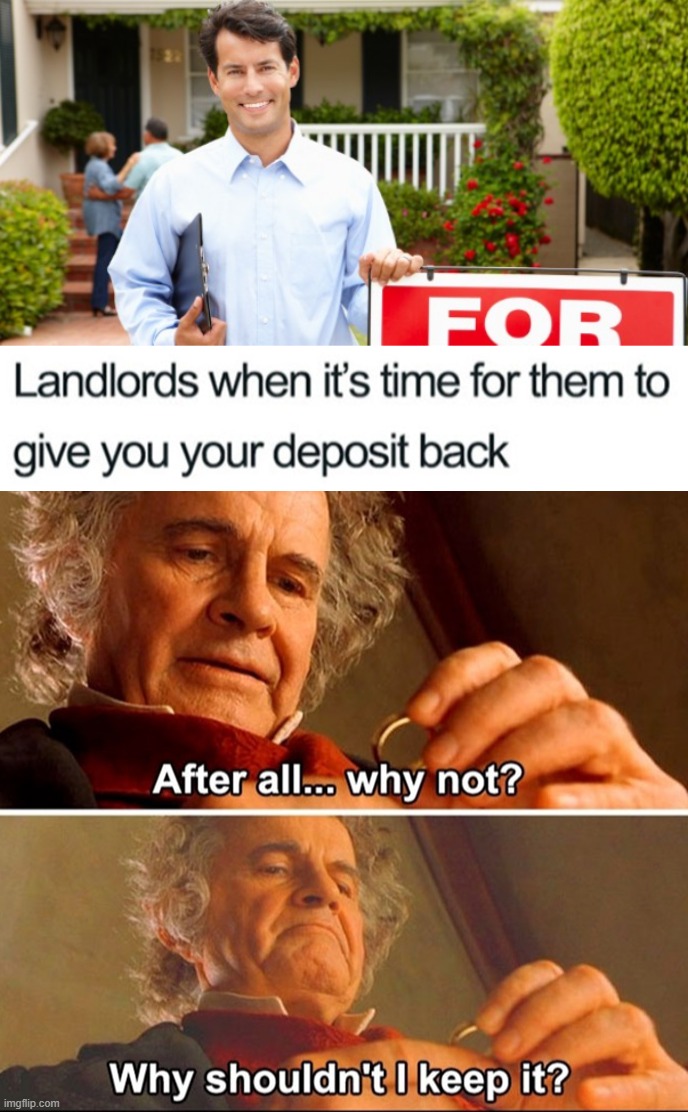 Landlords suck | image tagged in landlord,rent | made w/ Imgflip meme maker