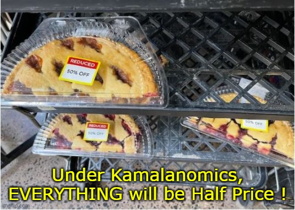 Under Kamalanomics, EVERYTHING will be Half Price ! | made w/ Imgflip meme maker