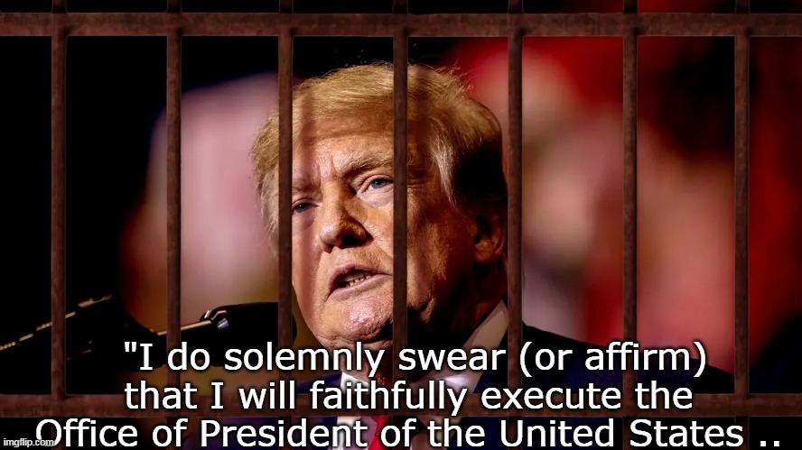 "I do solemnly swear (or affirm) that I will faithfully execute the Office of President of the United States .. | made w/ Imgflip meme maker