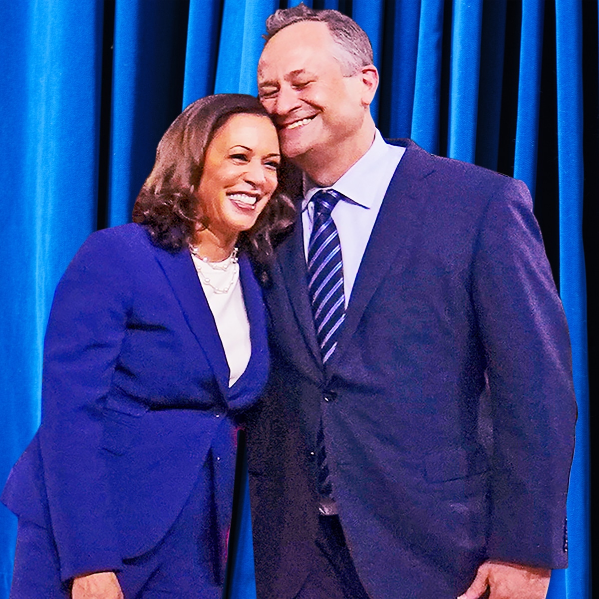 Kamala Harris and Doug Emhoff Blank Meme Template