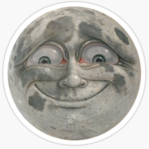 Full Moon Blank Meme Template