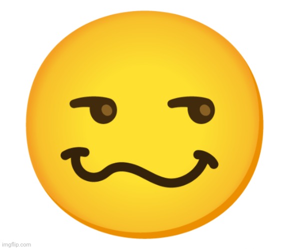 Smug emoji | image tagged in smug emoji | made w/ Imgflip meme maker