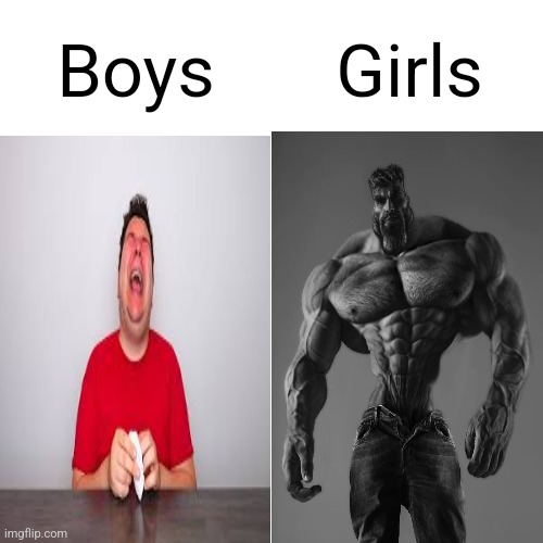 average memenade meme (actual gn this time) | Boys; Girls | made w/ Imgflip meme maker