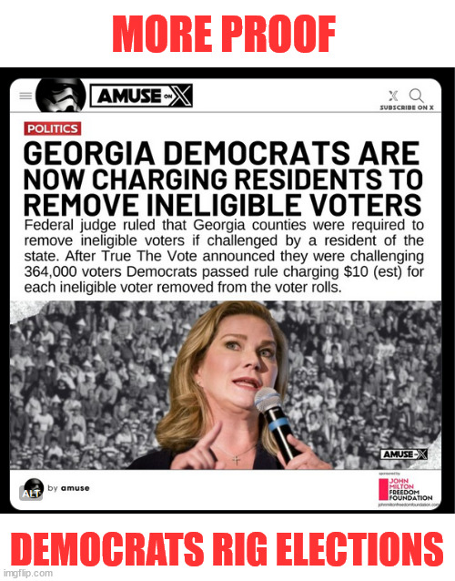 democrats saving their "democracy" | MORE PROOF; DEMOCRATS RIG ELECTIONS | image tagged in democrats rig elections,irrefutable | made w/ Imgflip meme maker