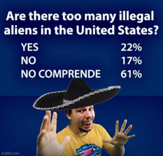 Illegal immigration poll | image tagged in mr beast,immigration,polls | made w/ Imgflip meme maker