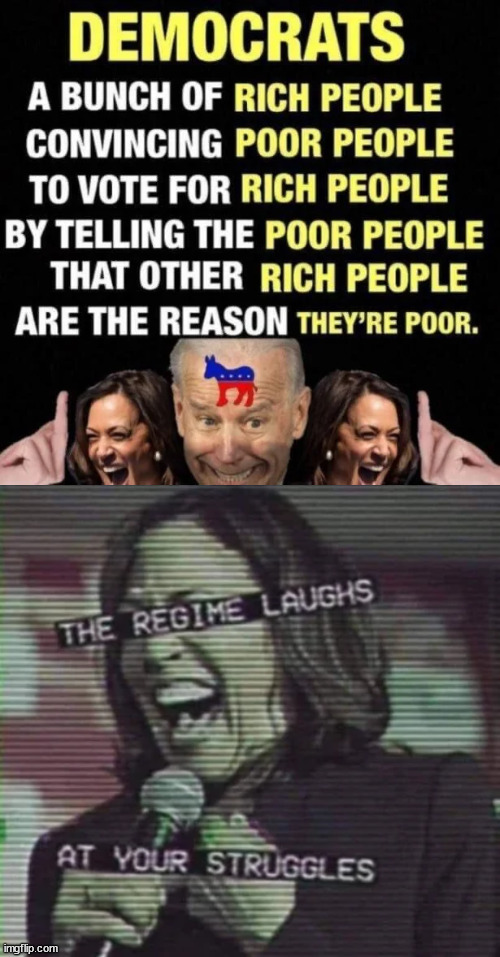Democrats... have more Billionaires and millionaires than any other party | image tagged in democrats,laughing at struggling americans,coddling illegal aliens | made w/ Imgflip meme maker