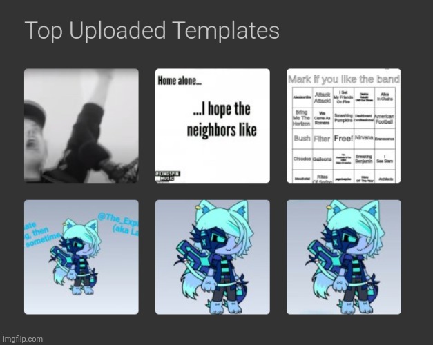 Why is my gacha OC from llke three years ago always in my top templates I used it for maybe 2 months | made w/ Imgflip meme maker
