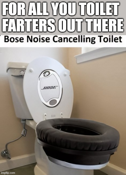 For All You Toilet Farters Out There | FOR ALL YOU TOILET FARTERS OUT THERE | image tagged in toilet,fart,farters,bathroom,funny,memes | made w/ Imgflip meme maker