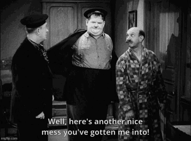 image tagged in laurel and hardy | made w/ Imgflip meme maker