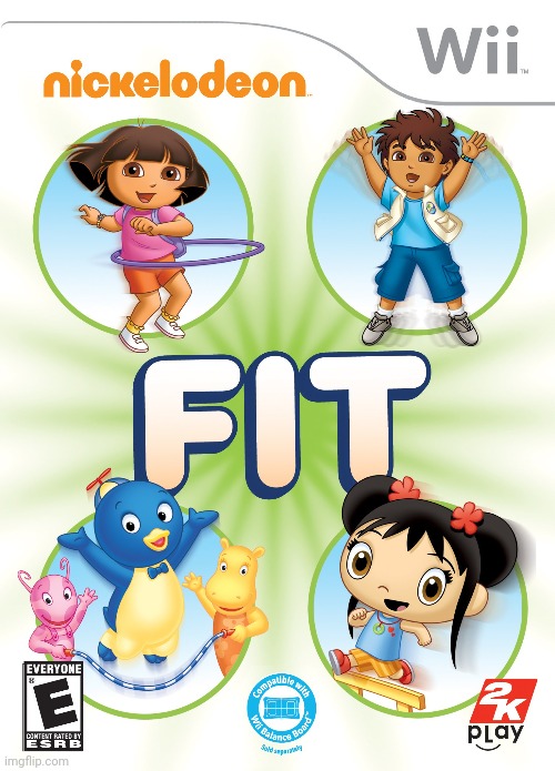 Did anyone else play this? | image tagged in msmg,nostalgia,nickelodeon,wii fit | made w/ Imgflip meme maker