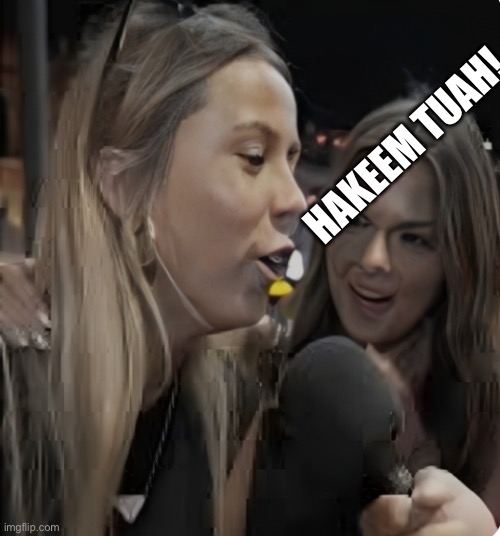 Hawk Tuah | HAKEEM TUAH! | image tagged in hawk tuah | made w/ Imgflip meme maker