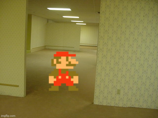 I remember making an animation in Pixel Studio that kinda looked like this. It got over 100 likes. | image tagged in the backrooms,mario,pixel studio,l1ml4m,l1m_l4m | made w/ Imgflip meme maker