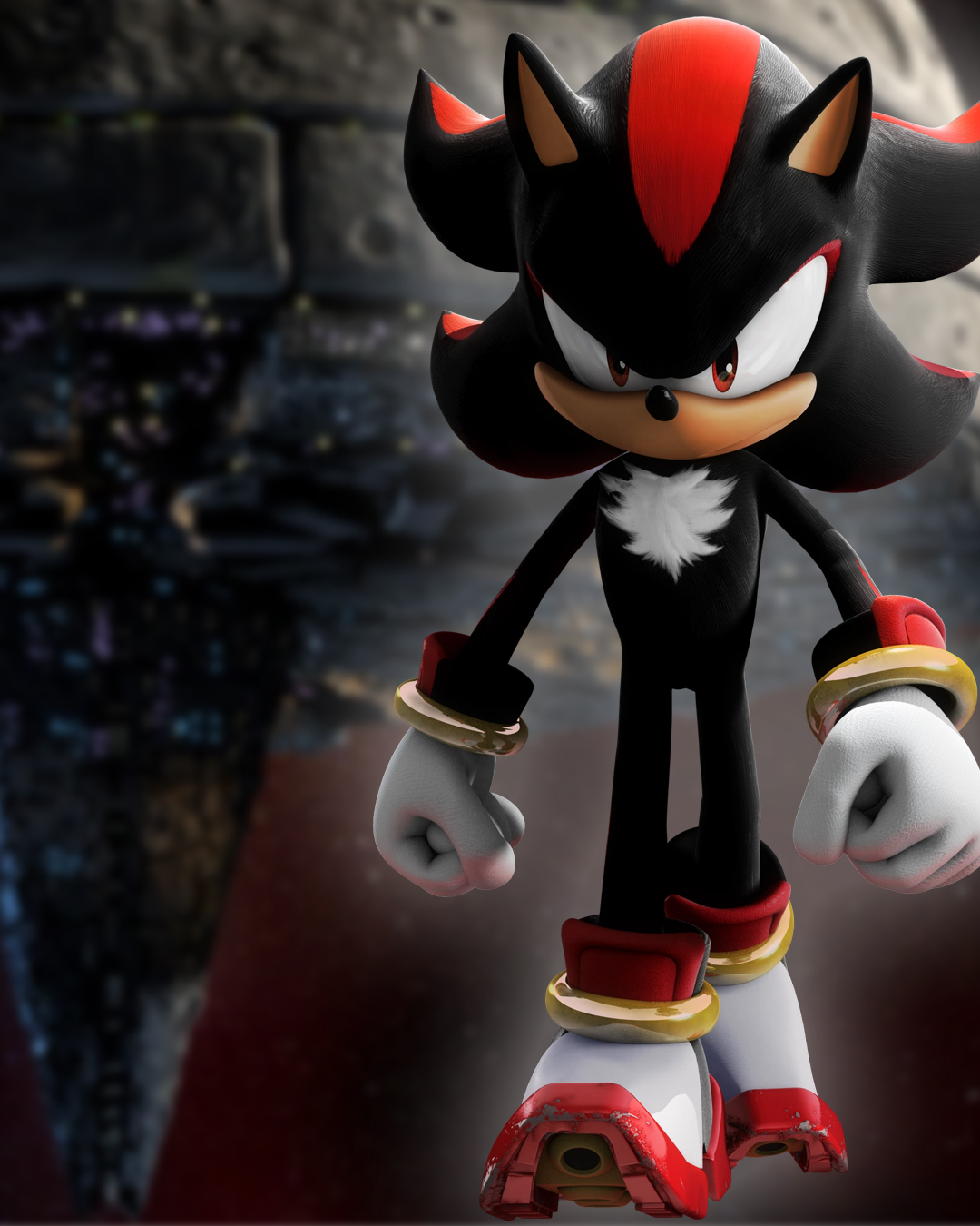 Shadow the Hedgehog Blank Meme Template