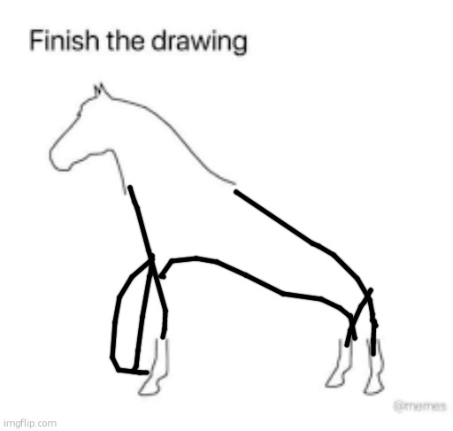 Finish the drawing | image tagged in finish the drawing | made w/ Imgflip meme maker