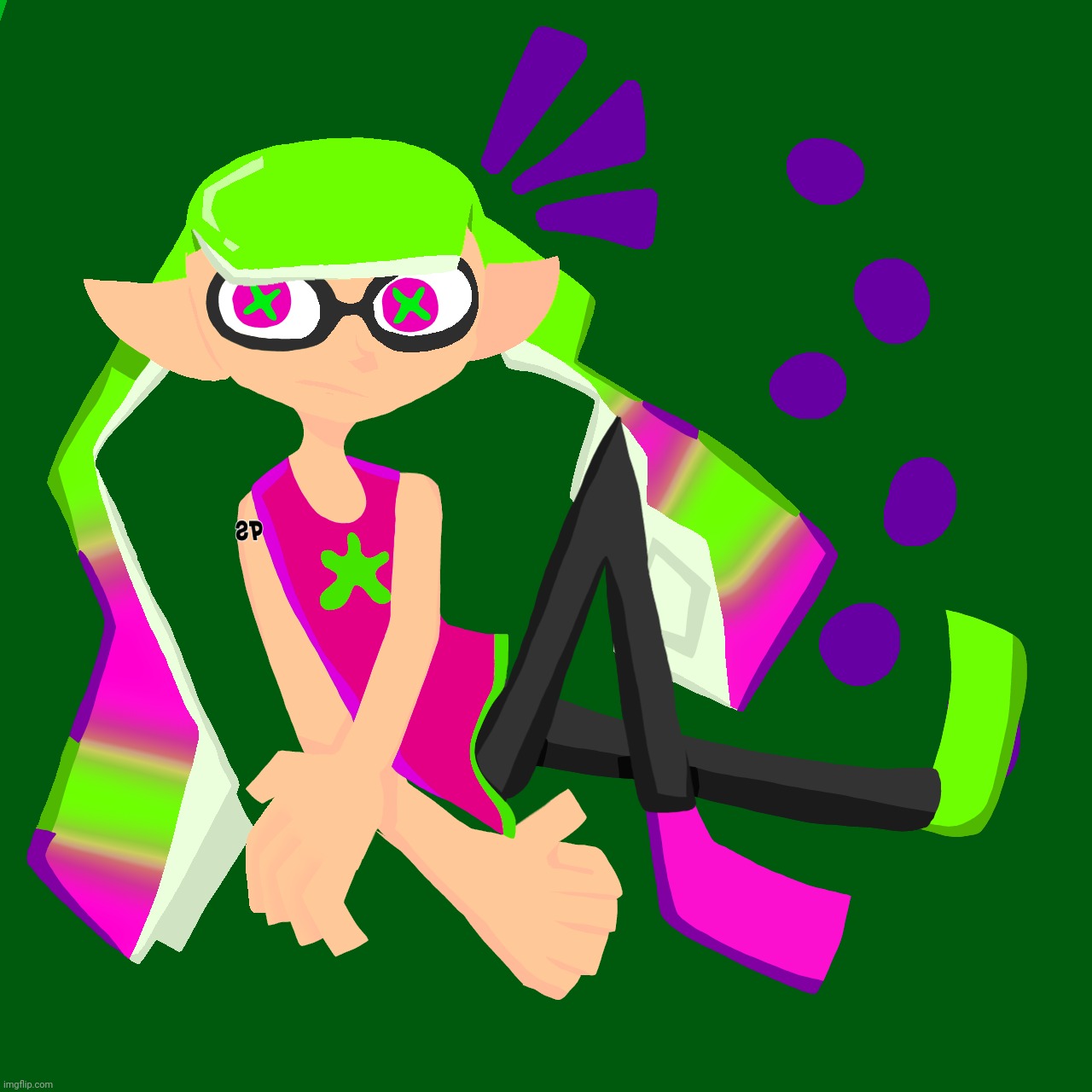 Toxyn, a custom splatoon vocaloid (working on the voice still) | made w/ Imgflip meme maker