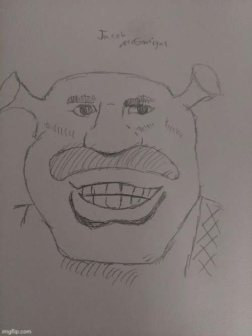 Credit to jollyarts on YouTube for the reference | image tagged in shrek harvey,real,powderthatmakesyousayreal,realreal,rrrreeeeaaaaallllll,aaaaaaaaaaaaaaaaaaaaaaaaaaaaah | made w/ Imgflip meme maker