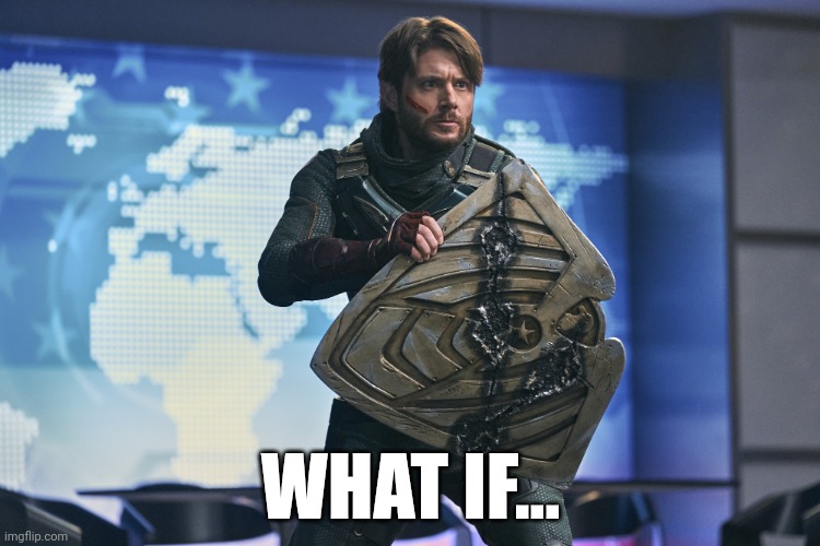 soldier boy vs bossfights | WHAT IF... | image tagged in soldier boy | made w/ Imgflip meme maker