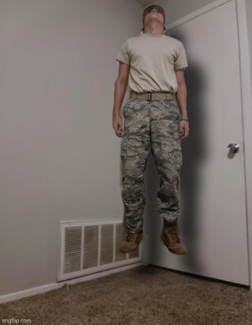 My friend came over and he's being very silly | made w/ Imgflip meme maker