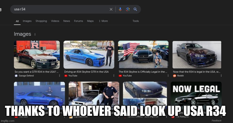 you should try it guys | THANKS TO WHOEVER SAID LOOK UP USA R34 | made w/ Imgflip meme maker